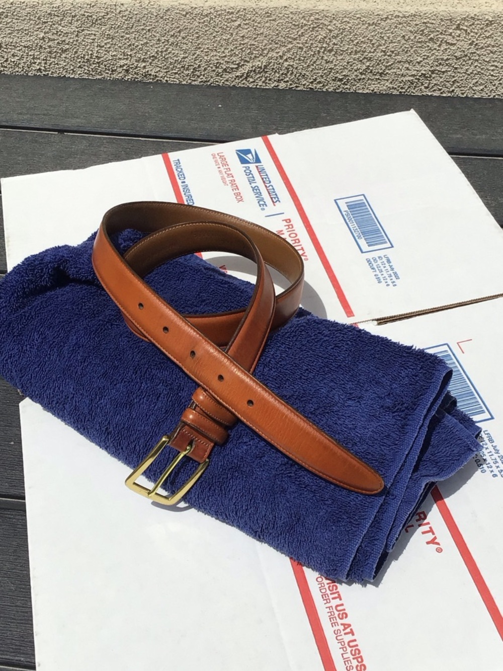 Allen Edmonds 36/W used leather belt